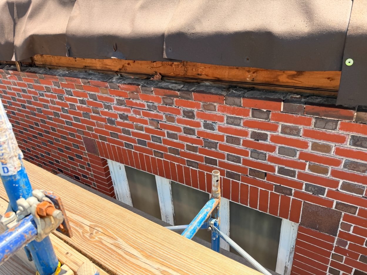 New brick and stone construction